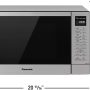 Panasonic - 1.2 Cu. Ft. 1200 Watt SN68KS Microwave with Inverter and Genius Sensor - Stainless Steel - Image 2