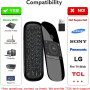 Teclado Para Smart Tv 2.4G Inalambrico Samsung Lg Android TV Box Proyector HTPC - Image 2