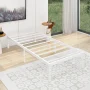 alazyhome 14 inch Metal Platform Twin XL Bed Frame with Heavy Duty Steel Slat Support, White - Image 1
