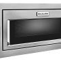 KitchenAid - 1.1 Cu. Ft. Built-In Low Profile Microwave with Slim Trim Kit - Stainless Steel - Image 2