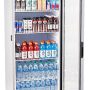 Premium Levella - 26 in. Wide 15.5 cu. ft. 1-Door Commercial Merchandiser Refrigerator Glass-Door Beverage Display Cooler - Silver - Image 2