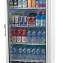 Premium Levella - 26 in. Wide 15.5 cu. ft. 1-Door Commercial Merchandiser Refrigerator Glass-Door Beverage Display Cooler - Silver - Image 3