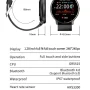 for Samsung Galaxy A51 5G Smart Watch, Fitness Tracker Watches for Men Women, IP67 Waterproof HD Touch Screen Sports, Activity Tracker with Sleep/Heart Rate Monitor - Black - Image 5
