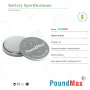 PoundMax CR 2032 Batteries 3v Lithium Coin Cell Battery Combo Pack - 20 Count - Image 5