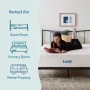 Lucid Bliss Twin Tight Top 5" Firm Memory Foam Mattress with Gel Infusion and Ventilation - Image 3