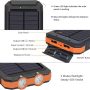 Solar Charger, YELOMIN 20000mAh Portable Waterproof Solar Power Bank for Cellphones, Outdoor External Backup Battery Pack Dual USB 5V Outputs/LED Flashlights Compatible Tablets and Electronic Devices - Image 3