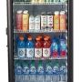 Premium Levella - 25 in. Wide 12.5 cu. ft. 1-Door Commercial Merchandiser Refrigerator Glass-Door Beverage Display Cooler - Black - Image 1