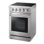 Thor Kitchen - 24 in. Wide 4 Elements Professional Electric Range - Stainless Steel - Image 2