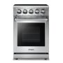 Thor Kitchen - 24 in. Wide 4 Elements Professional Electric Range - Stainless Steel - Image 1