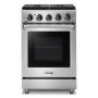 Thor Kitchen - 24 in. Wide 4 burner 3.7 Cu. Ft. Freestanding LP Range - Silver - Image 1