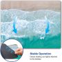 Beach Mouse Pad Custom Design, Square Waterproof Non-Slip Rubber Base Mouse Pad for Office Laptop, 9.5"x7.9"x0.12" Inch (Sea Waves) - Image 6