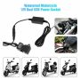 Waterproof Motorcycle Handlebar USB Port Phone Charger Cigarettes Lighter Socket - Image 4