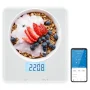 RENPHO Bluetooth Food Scale with App, Digital Smart Kitchen Scale, Glass, White - Image 1
