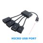 Micro USB Charging OTG Hub Splitter Cable for Smart Phone Android Tablet 4 In 1 - Image 5