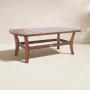 Oria Rectangular Eucalyptus Outdoor Coffee Table , 50.4'' in. W 28.5'' in. D - Image 1
