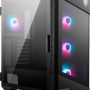 MSI - MPG VELOX 100R ATX Mid-Tower PC Case - Black - Image 1