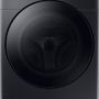 Samsung - 5.0 Cu. Ft. High-Efficiency Stackable Smart Front Load Washer with Steam and Super Speed Wash - Brushed Black - Image 1
