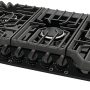 Frigidaire - 36 in. Wide 5 Burners Built-In Gas Cooktop - Black - Image 2