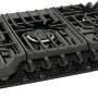 Frigidaire - 36 in. Wide 5 Burners Built-In Gas Cooktop - Black - Image 3
