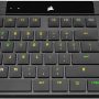 CORSAIR - K100 Air Wireless Full-Size Bluetooth RGB Mechanical Cherry MX Ultra Low Profile Tactile Switch Gaming Keyboard - Black - Image 2
