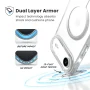Speck - Presidio Perfect Clear with MagSafe Case for Apple iPhone Air - Clear/Silver - Image 3