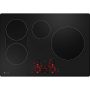 GE Profile - 30 in. Wide 4 Element ENERGY STAR Built-In Touch Control Electric Induction Cooktop with Power Boil - Black - Image 2