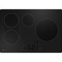 GE Profile - 30 in. Wide 4 Element ENERGY STAR Built-In Touch Control Electric Induction Cooktop with Power Boil - Black - Image 1