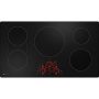 GE Profile - 36 in. Wide 5 Element ENERGY STAR Built-In Touch Control Electric Induction Cooktop with Power Boil - Black - Image 2
