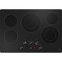 GE - 30 in. Wide 5 Element Electric Built-In Cooktop with 2 Power Boil Dual Ring Elements - Black - Image 4
