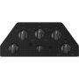 GE - 30 in. Wide 5 Element Electric Built-In Cooktop with 2 Power Boil Dual Ring Elements - Black - Image 3