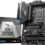 MSI - MAG B760 TOMAHAWK WIFI DDR4 (Socket LGA 1700) Intel B760 ATX DDR4 Wi-Fi 6E Motherboard - Black - Image 1