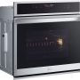LG - 30" 4.7 Cu. Ft. Built-In Single Electric Convection Smart Wall Oven with Air Fry - Stainless Steel - Image 2