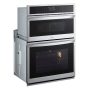 LG - 30-in Wide Smart Built-In Electric Convection Combination Wall Oven with Microwave and Air Fry - Stainless Steel - Image 2