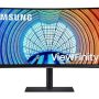 Samsung - ViewFinity S65UA 34" LED Curved Ultra-WQHD FreeSync Monitor with HDR10 (USB Type-C, HDMI, DisplayPort, LAN, USB) - Black - Image 1