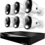 Night Owl - 12 Channel 6 Camera Wired 4K 2TB DVR Security System - White - Image 1