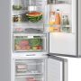 Bosch - 500 Series 24 in. Wide 12.8 Cu. Ft Bottom Freezer Counter-Depth Smart Refrigerator - Stainless Steel - Image 2