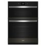 Whirlpool - 30" Smart Built-In Electric Combination Wall Oven with Air Fry - Black Stainless Steel - Image 1