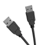 Cmple - USB to USB Cable 6ft USB A to A Male to Male USB 2.0 Cable Data Transfer USB Cord for Laptop, PC, USB Hub, Hard Drive, Laptop Cooler - Black - Image 6
