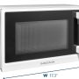 Insignia™ - .7 Cu. Ft. Compact Microwave - Image 3