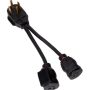 4-Prong 240V to 120V Plug Adapter for GE Profile Washer/Dryer Combo - Black - Image 1