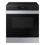 Samsung - 30 in. Wide 5 Elements Bespoke 6.3 Cu. Ft. Slide-In Electric Range with Air Fry - Stainless Steel - Image 1