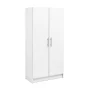 Wood Freestanding Garage Cabinet in White (32 in. W x 65 in. H x 16 in. D) - Image 2