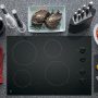 GE - 30 in. Wide 4 Element Built-In Electric Cooktop with Power Boil - Black - Image 3