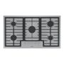 Bosch - 500 Series 36" Built-In Gas Cooktop with 5 burners and LP Conversion - Stainless Steel - Image 1