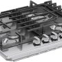 Bosch - 500 Series 24" Built-In Gas Cooktop with 4 burners and LP Conversion - Stainless Steel - Image 2