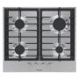 Bosch - 500 Series 24" Built-In Gas Cooktop with 4 burners and LP Conversion - Stainless Steel - Image 1