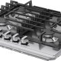 Bosch - 500 Series 24" Built-In Gas Cooktop with 4 burners and LP Conversion - Stainless Steel - Image 3