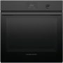 Fisher & Paykel - 24" Built-in Single Electric Convection Wall Oven with 3 Cu. Ft. Oven Capacity - Black - Image 1