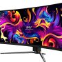MSI - MPG 491CQP QD-OLED 49" 5120x1440 (DQHD) Curved OLED Quantum Dot Monitor 144Hz 0.03ms(GTG) HDR400 Type-C DisplayPort HDMI - Black - Image 4