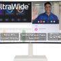 LG - UltraWide 38" LED 144Hz 1-ms Curved Monitor NVIDIA G-SYNC Compatible and AMD Freesync Premium Pro with HDR - White - Image 2